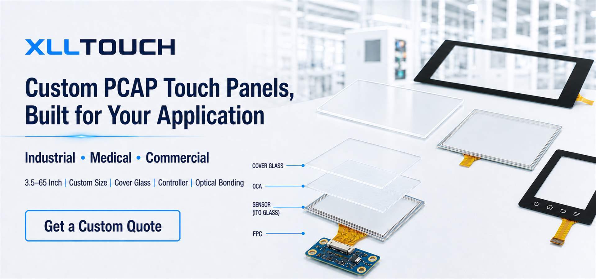 Kwaliteit Capacitieve Touch Panels Fabriek