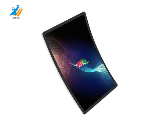 Windows aangepast gebogen touch paneel scherm 55 inch capacitieve