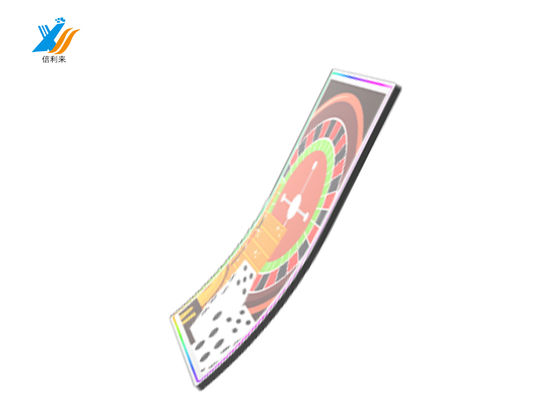 Windows aangepast gebogen touch paneel scherm 55 inch capacitieve