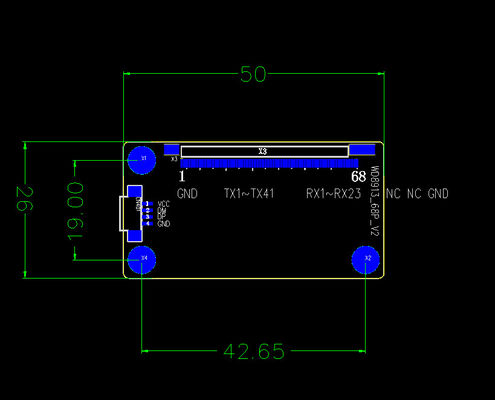 ILITEK2511 Touchscreen controllers met IIC-interface