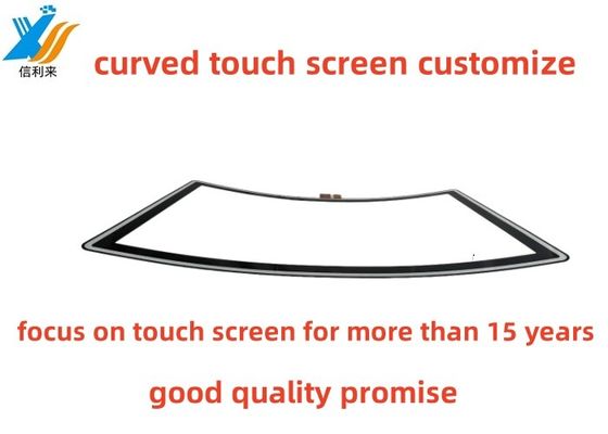 Capacitatief 32 inch gebogen touchpaneel met hoge gevoeligheid USB-interface