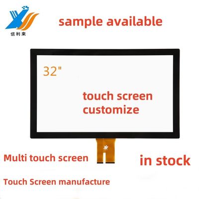 Aanpasbare 43 inch zwarte infrarood touchscreen monitor met een breed temperatuurbereik