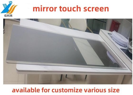 Hot sale Aanpasbaar Multi Touch Capacitive Touch Screen Smart Mirror waterdicht LED Touch Screen Mirror voor fitnessclub