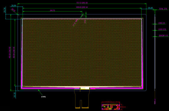Tot 10 punten Multi Touch Screen G+G structuur voor POS selfservice apparatuur