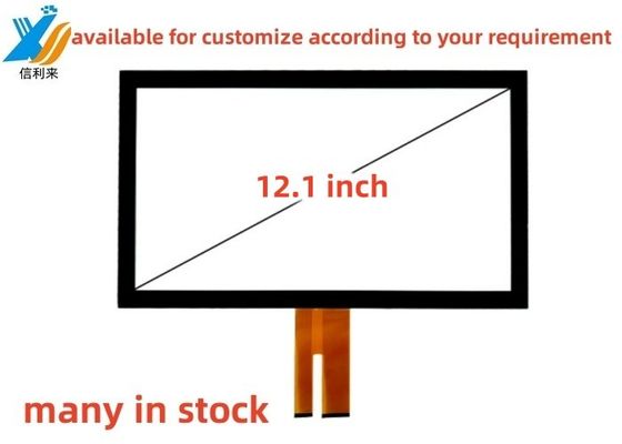 12.1 inch geprojecteerde capacitieve GG GFF Touch Screen panel waterdicht olie-dicht Anti-UV AR AG AF Op maat gemaakt voor commercieel medisch industrieel onderwijs