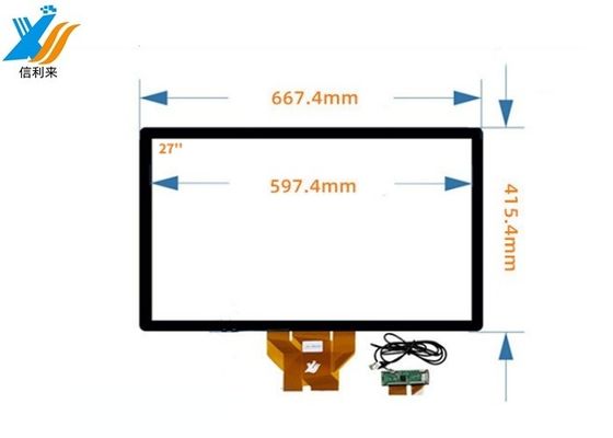 27 inch capacitieve touchscreen met USB-interface type voor industriële mens-machine-interfaces