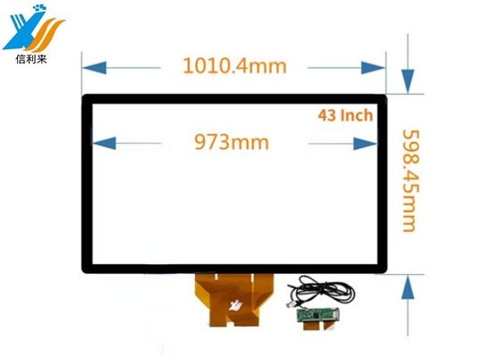 43" multi-touch capacitieve touchpaneel aanpasbaar met BOE monitor LG IC voor interactieve video wall HMI onderwijs selfservice kiosk tablets kassa POS