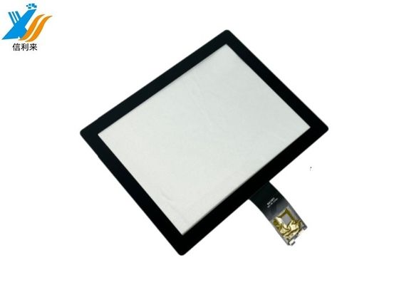 Zwarte industriële all-in-one pc PCAP touchscreenpaneel 10,4 inch display met USB en IIC COF interface