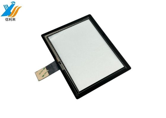 Zwarte industriële all-in-one pc PCAP touchscreenpaneel 10,4 inch display met USB en IIC COF interface