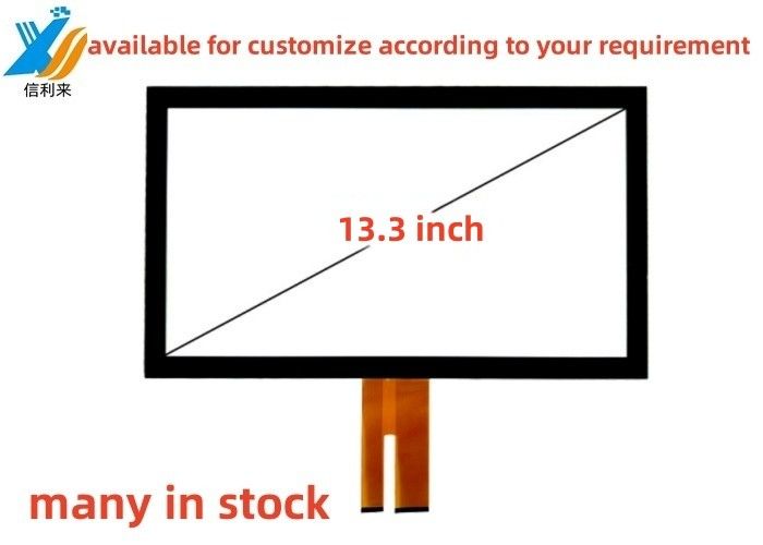 13.3 inch Multi touch geprojecteerde capacitieve (PCAP) GG touchscreen paneel waterdicht oliebestendige pen touch LCD Display LED Monitor AR AG AF Op maat gemaakt voor tablet pc medisch onderwijs ATMS Transport