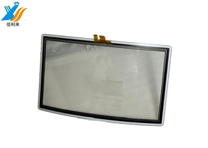 32 inch gebogen aanraakschermpaneel Multi touch PCAP aanraakscherm waterdicht oliebestendige Anti-UV aanpasbare industriële commerciële medische jukeboxes