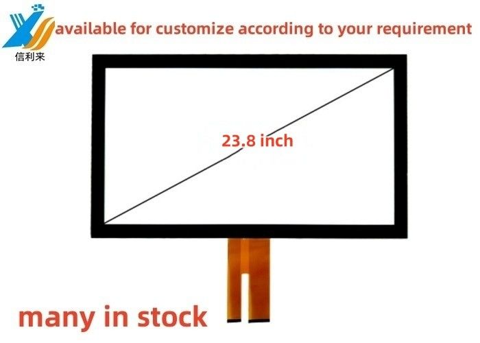 23.8 inch Multi touch USB geprojecteerde capacitieve (PCAP) GG GFF touchscreen paneel AR AG AF waterdicht olievrij pen touch lcd display led monitor op maat voor industriële medische educatie