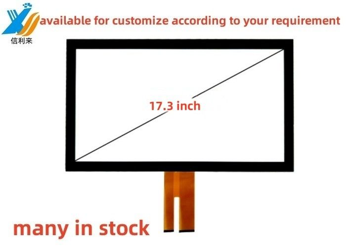 17.3" Multi touch geprojecteerde capacitieve (PCAP) GG touchscreen paneel AR AG waterdicht olievrij pen touch handschoen touch Tft LCD Display LED Monitor op maat voor industriële tablet pc Treadmill onderwijs