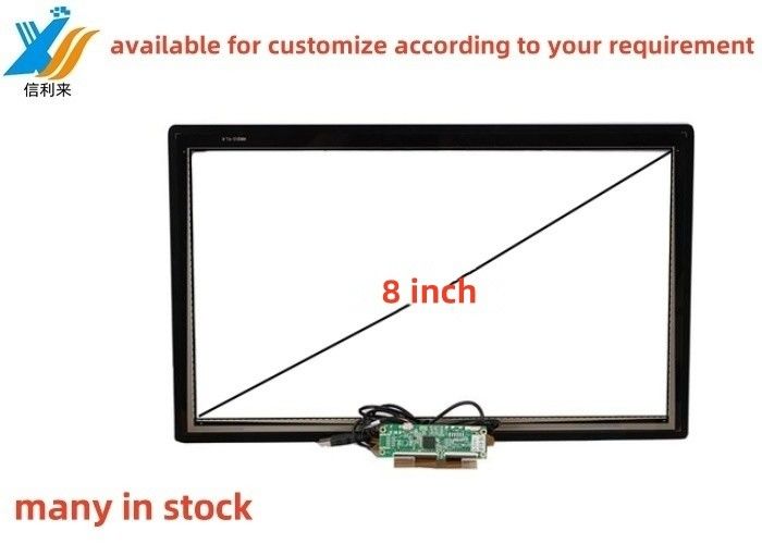 8 inch Multi touch geprojecteerde USB capacitieve (PCAP) GG GFF ITO touchscreenpaneel Tft LCD Display LED Monitor aangepast AR AG AF Anti-UV waterdicht handschoen pen touch tablet pc educatieve games