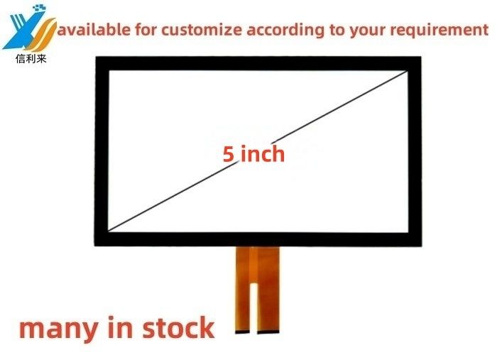 5 inch Multi touch geprojecteerde capacitieve (PCAP) GG GFF touchscreen Panel AR AG AF waterdicht olievrij pen touch handschoen touch lcd display led monitor op maat voor tablet computer leren machine
