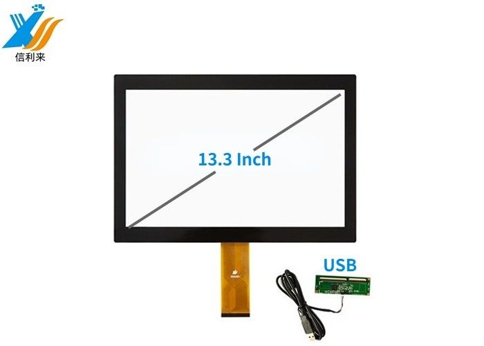 13.3'' Industrial Multi Touch Screen Panel met USB en IIC Interface G+G structuur