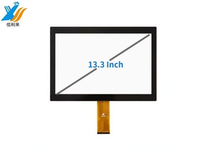 13.3 inch capacitieve touchscreen in zwart met hoge gevoeligheid voor Smart Home