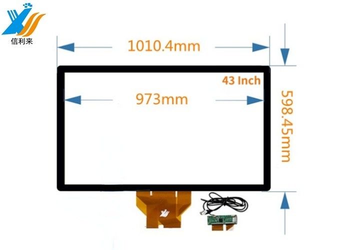 43" multi-touch capacitieve touchpaneel aanpasbaar met BOE monitor LG IC voor interactieve video wall HMI onderwijs selfservice kiosk tablets kassa POS