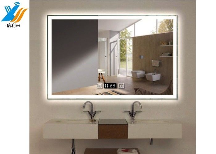 178/178 Zienhoek LED Touch Screen Smart Mirror Met Display IPS LCD-scherm