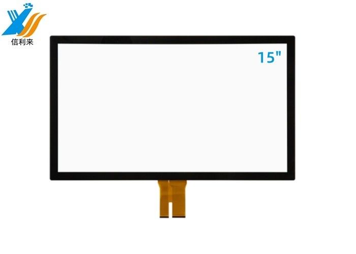 15 inch G + G Multi touchscreen paneel met capacitieve technologie aangepast waterdicht oliedicht voor geldautomaten onderwijs slimme huis